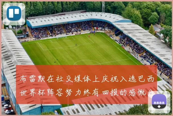 布雷默在社交媒体上庆祝入选巴西世界杯阵容努力终有回报的感慨分享